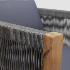 Laurel 2pk Acacia Wood Club Chair Teak/Gray - Christopher Knight Home -Ckhome2u Store GUEST f280cfd9 e513 4f5b 84a0 96b0e27b92d6