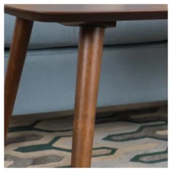 Jazzman High Coffee Table - Walnut - Christopher Knight Home: Rubberwood & MDF, 4-Leg Base, 22.05" Height -Ckhome2u Store GUEST f4d75a66 6098 445b ae07 d86532a6b027