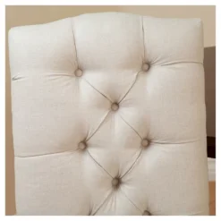 Set Of 2 Berlin Tufted Fabric Dining Chair Natural - Christopher Knight Home -Ckhome2u Store GUEST f53314a9 bed3 4090 a614 1415f51d3773