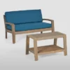 2pc Grenada Acacia Wood Patio Chat Set Gray - Christopher Knight Home -Ckhome2u Store GUEST f80bf2d8 4756 41a9 b7fc 0e06c75c8181