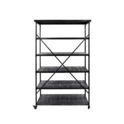 68" Farrells Industrial 5 Shelf Bookcase Gray - Christopher Knight Home 12 68" Farrells Industrial 5 Shelf Bookcase Gray - Christopher Knight Home -Ckhome2u Store GUEST f98c2c2e 89bf 4eed b8c9 1ca9d449270e
