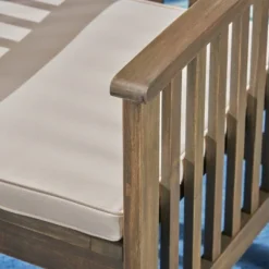 Casa 3pc Acacia Bistro Dining Set Gray/Cream - Christopher Knight Home -Ckhome2u Store GUEST fa97fa65 ac39 4cd1 a058 e59def856c35