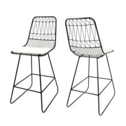 Set Of 2 Walcott Modern Iron Counter Height Barstools - Christopher Knight Home -Ckhome2u Store GUEST fcd9495d 3aab 4292 b047 fc8b2875f709