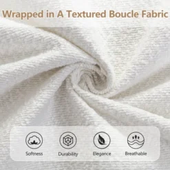 Christopher Knight Home Witt Modern Wood Boucle Platform Bed With Vertical Stripes Headboard, White 11 Christopher Knight Home Witt Modern Wood Boucle Platform Bed With Vertical Stripes Headboard, White -Ckhome2u Store GUEST fce45595 fad7 4e10 8dbe 6f6a48881681