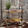 Gerard Industrial Wooden Bar Cart - Christopher Knight Home -Ckhome2u Store GUEST fd38afb3 c211 42a4 b3a7 13e94797efde