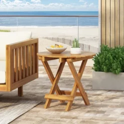 Christopher Knight Home Forrest Outdoor Foldable And Adjustable Acacia Wood Accent Table -Ckhome2u Store GUEST fedf249f d11f 4632 8658 e0bab6ece4d2