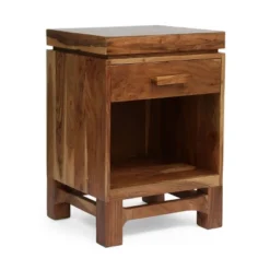 Set Of 2 Wadley Boho Handcrafted Acacia Wood Nightstands Natural - Christopher Knight Home -Ckhome2u Store GUEST fee0ad40 ea52 4c19 9186 cf1ebfeb68b8