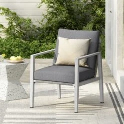 Christopher Knight Home Riley Outdoor Rope And Aluminum Upholstered Club Chair